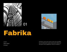 Fabrika Için HTML5 Duyarlı