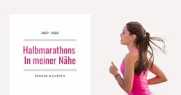 Halbmarathons In Meiner Nähe - Website Creator HTML