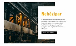 Nehézipar – Webhelykészítő Sablon