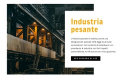 Modello Joomla Esclusivo Per Industria Pesante