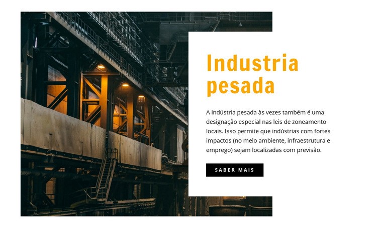 Industria pesada Modelos de construtor de sites