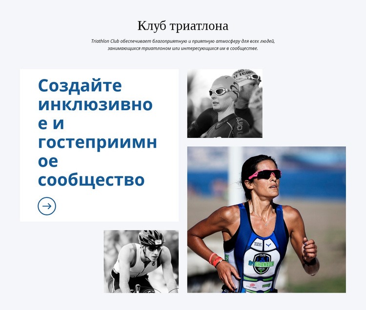 Триатион Клуб WordPress тема