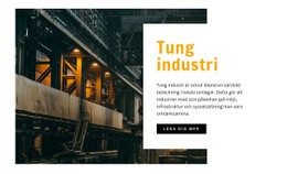 Tung Industri - Inspiration För Webbdesign