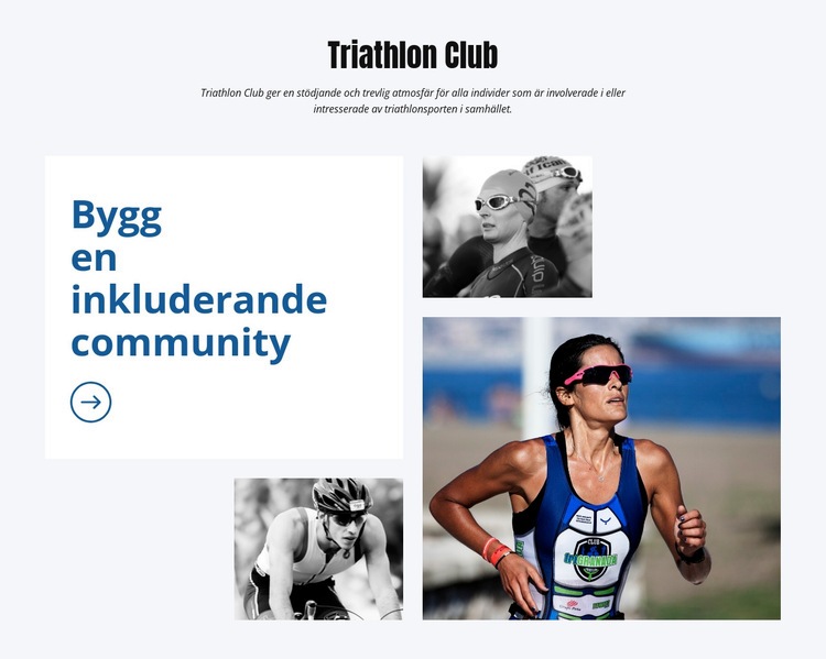 Triathion Club Webbplats mall