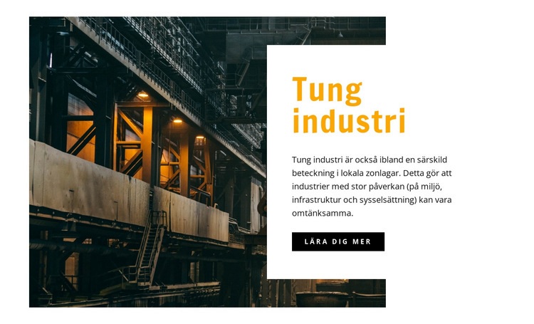 Tung industri WordPress -tema