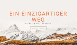 Ein Einzigartiger Weg - Kreative Mehrzweckvorlage Für Eine Seite