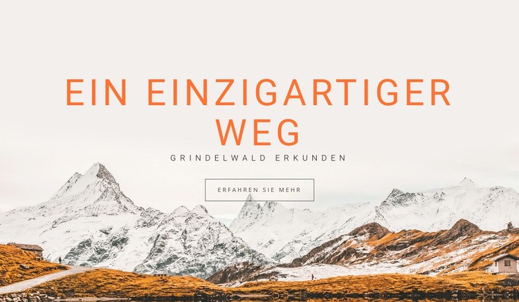 Ein einzigartiger Weg Website design