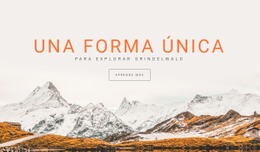 Una Forma Única - Plantilla Web