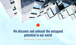 Unleashing The Untapped Potential - HTML Web Template