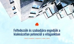 A Kiaknázatlan Potenciál Felszabadítása CSS-Sablon