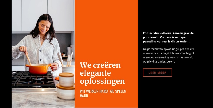 Elegante oplossingen CSS-sjabloon