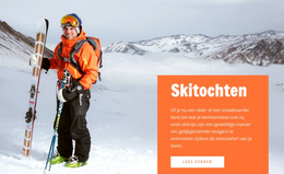 Skitochten - Prachtig WordPress-Thema