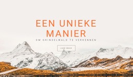 Een Unieke Manier - Creatieve Multifunctionele Websitebouwer