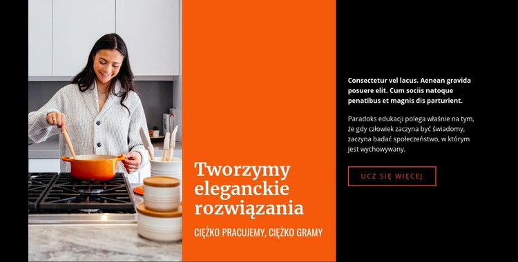 Eleganckie rozwiązania Szablon CSS