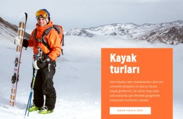 Kayak Turları Html Şablonları
