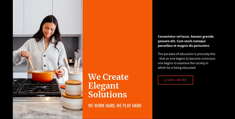 Elegant Solutions Landing Page