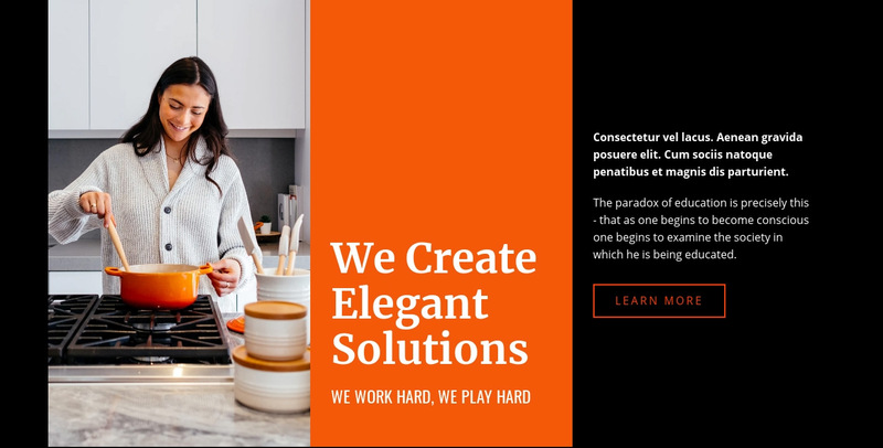 Elegant Solutions Wix Template Alternative