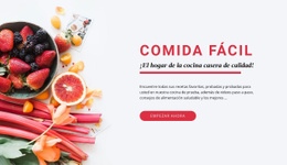 Comida Fácil - Creador De Sitios Web Multipropósito