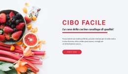 Cibo Facile - Progettazione Creativa Del Sito Multiuso