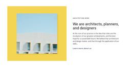 Architects Planners Designers - Simple Joomla Template