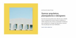 Arquitetos, Planejadores, Designers -Maquete De Site Pronta Para Usar