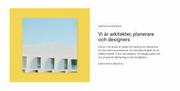 Gratis Webbdesign För Arkitekter Planerare Designers