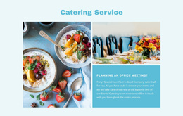 Catering Service - Easy-To-Use Landing Page