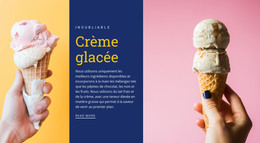 Cornets De Crème Glacée - Modèle Entièrement Réactif