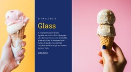 Glass Kottar - Anpassat WordPress-Tema