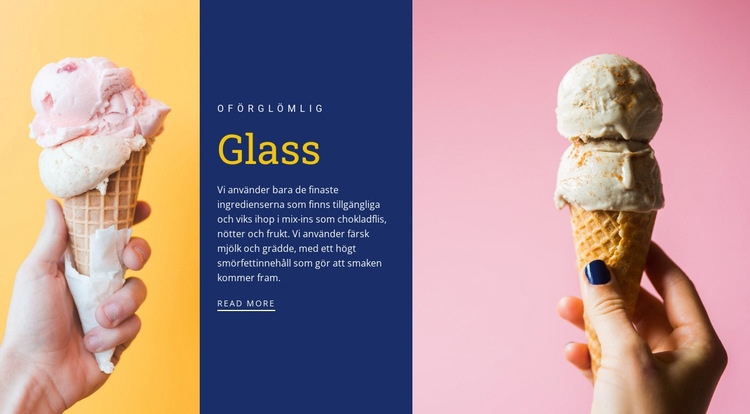 Glass kottar WordPress -tema