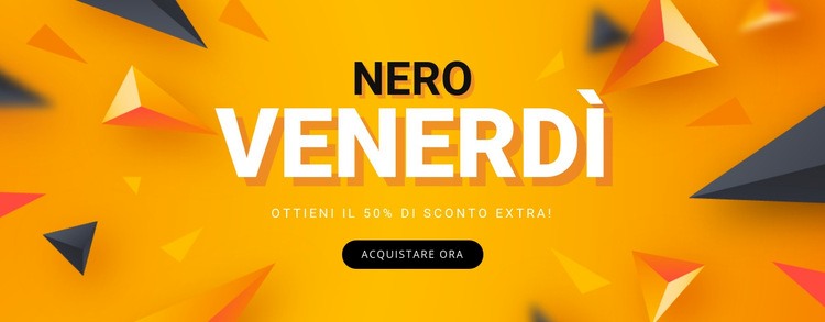 Vendita Black Friday Modelli di Website Builder