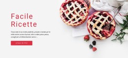 Ricette Facili Modello HTML CSS Reattivo