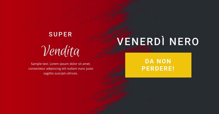 Saldi da domani Modello CSS