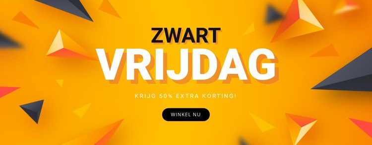 Verkoop Black Friday Bestemmingspagina