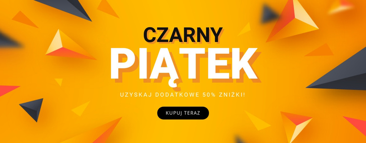 Wyprzedaż Czarny piątek Motyw WordPress