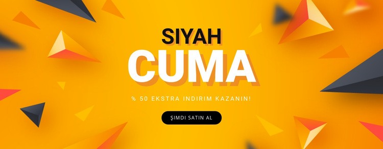 Satılık Kara Cuma HTML5 Şablonu