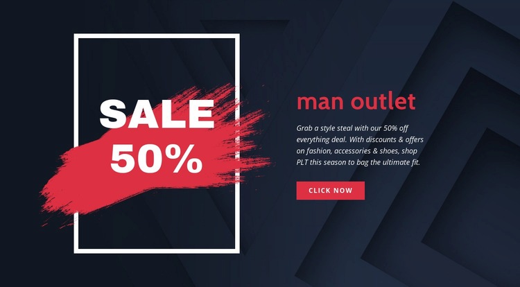 Outlet online Html Website Builder