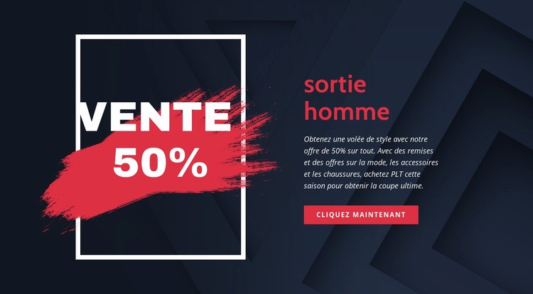 Outlet en ligne Modèle HTML