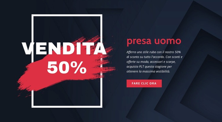 Outlet online Progettazione di siti web