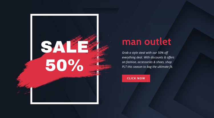 Outlet online Template