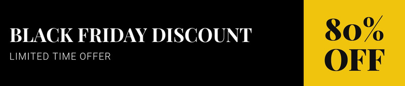 Black friday discount Web Page Designer