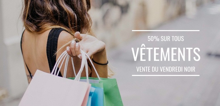 Vente de liquidation Conception de site Web