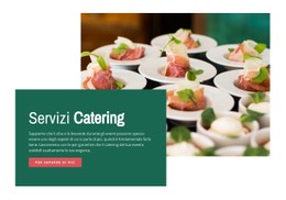Servizi Di Ristorazione Modello HTML CSS Semplice