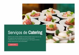 Serviços De Alimentação - Free HTML Website Builder