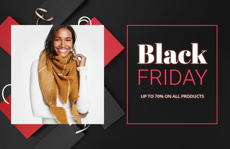 Black friday CSS Template