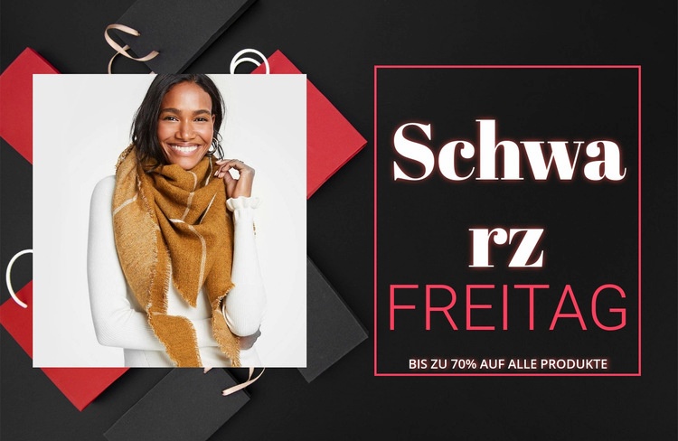 Schwarzer Freitag Website design