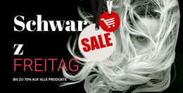 Bootstrap-Theme-Variationen Für Verkaufsblock Mit Dunklem Hintergrund