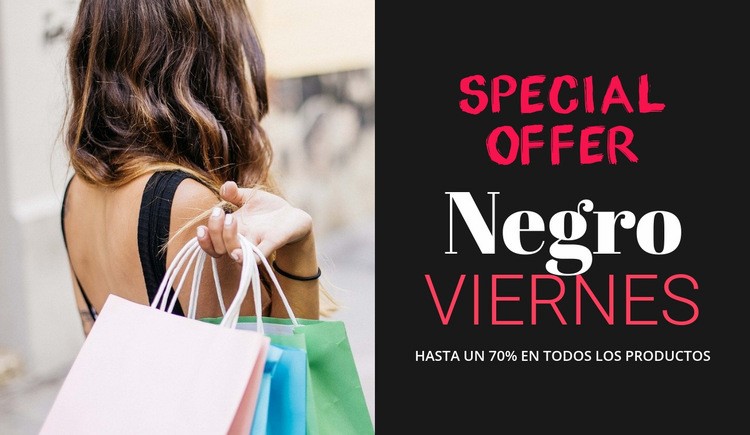 Oferta especial para ti Diseño de páginas web