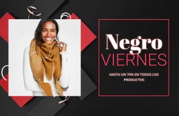Viernes Negro: Plantilla Creativa Multipropósito De Una Página