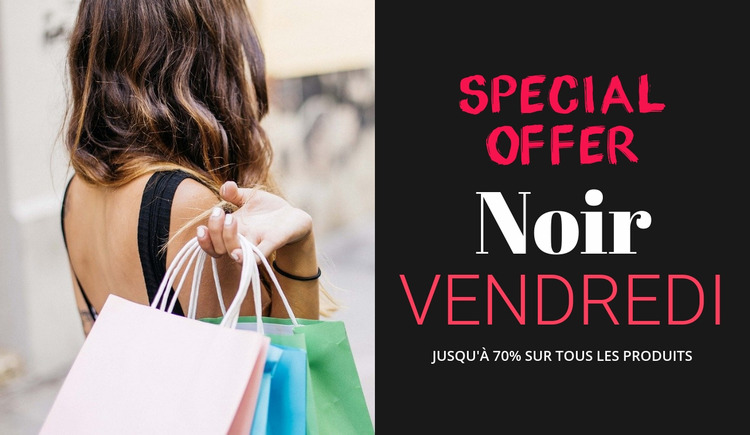 Offre spéciale pour vous Modèle Joomla